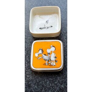 Vintage 1977 “INSIDE STORY” Trinket Box Luxury Home Decor Vintage Enesco Imports